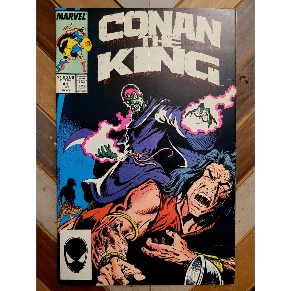 Conan The King #41 (Marvel 1987) "Blood of the Serpent" Mike Docherty Art (7.0)